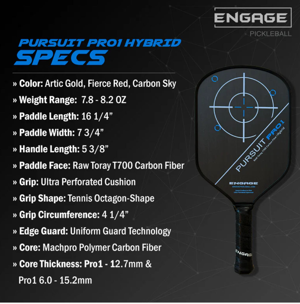 NEW. PURSUIT PRO1 HYBRID | RAW T700 CARBON FIBER