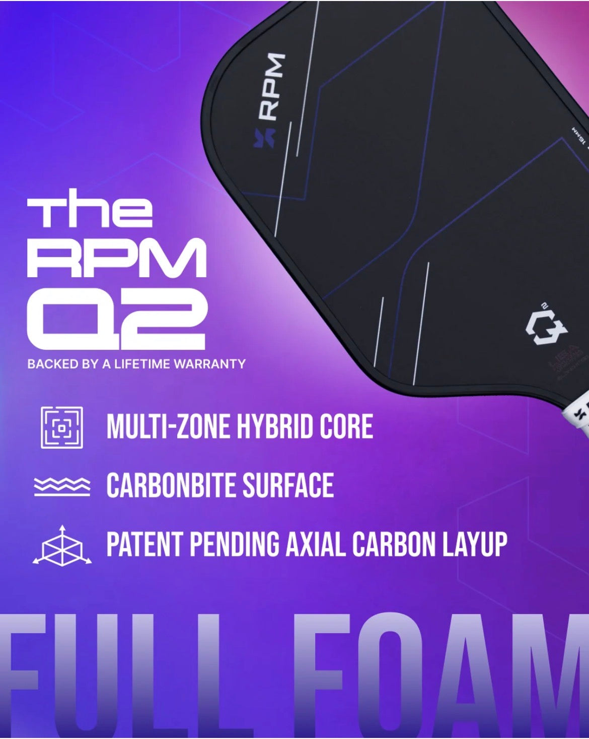 RPM Q2 16MM HYBRID CURVE TOP