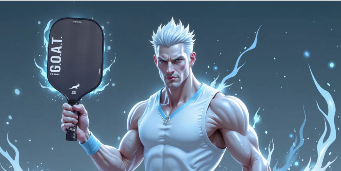 STEALTH POWER FROST WHITE 16MM PADDLE