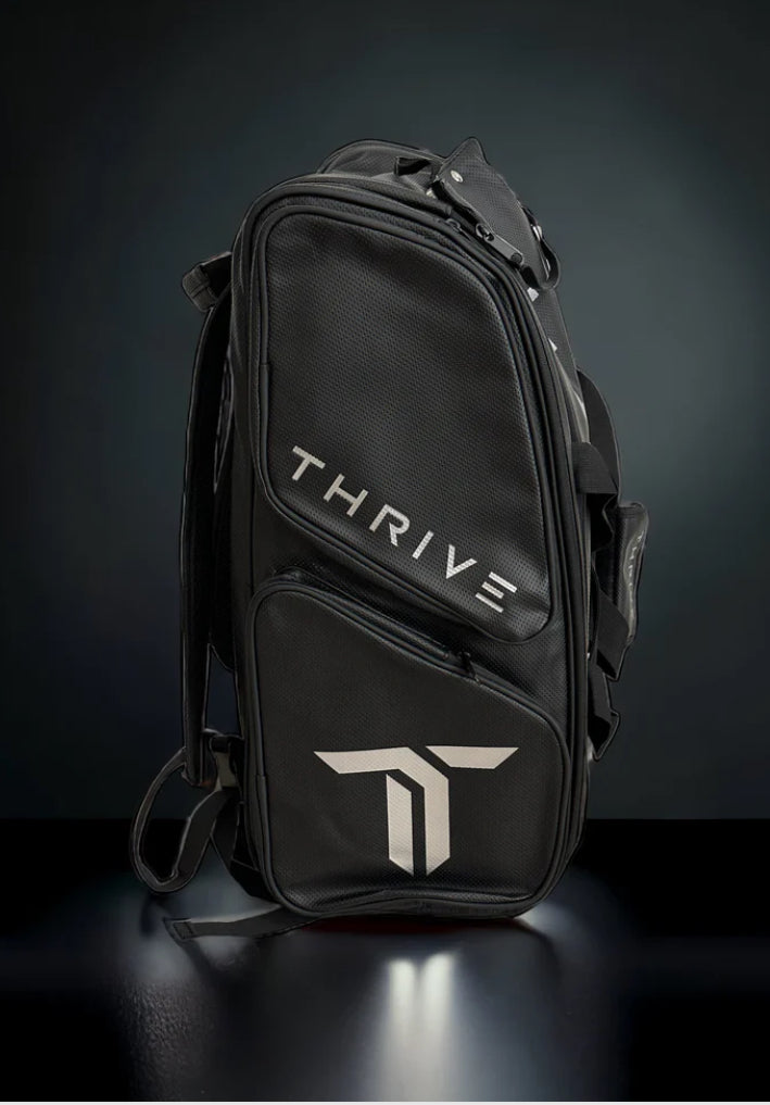 Thrive Pickleball Elite Pro Tour Bag with Shoe Bag - Black