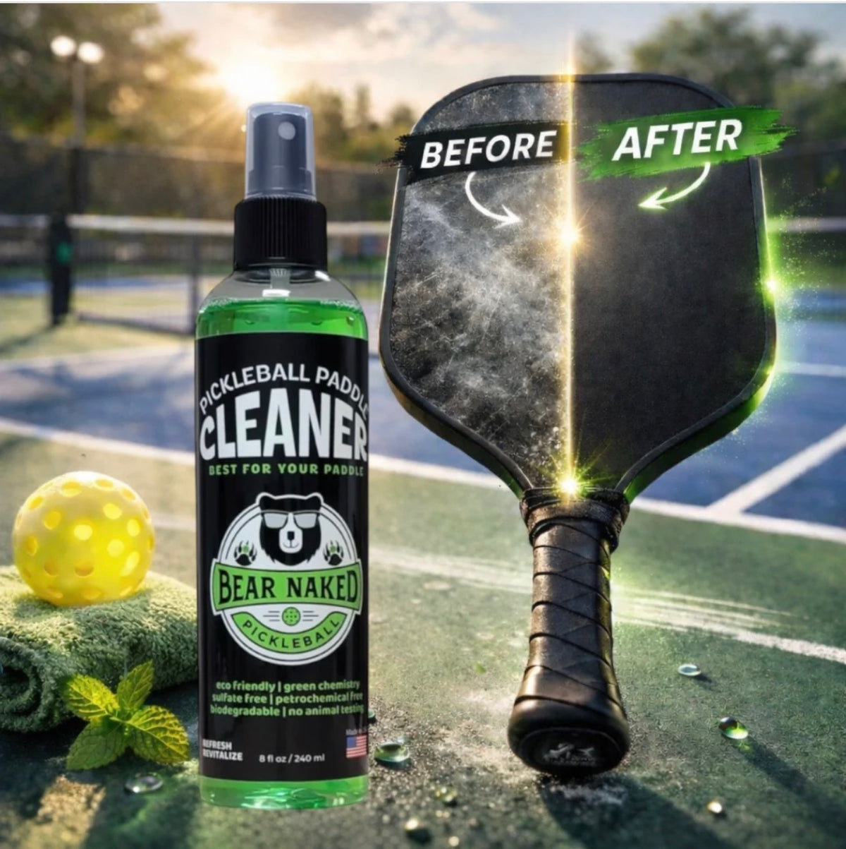 PICKLEBALL PADDLE CLEANER Available in Two sizes