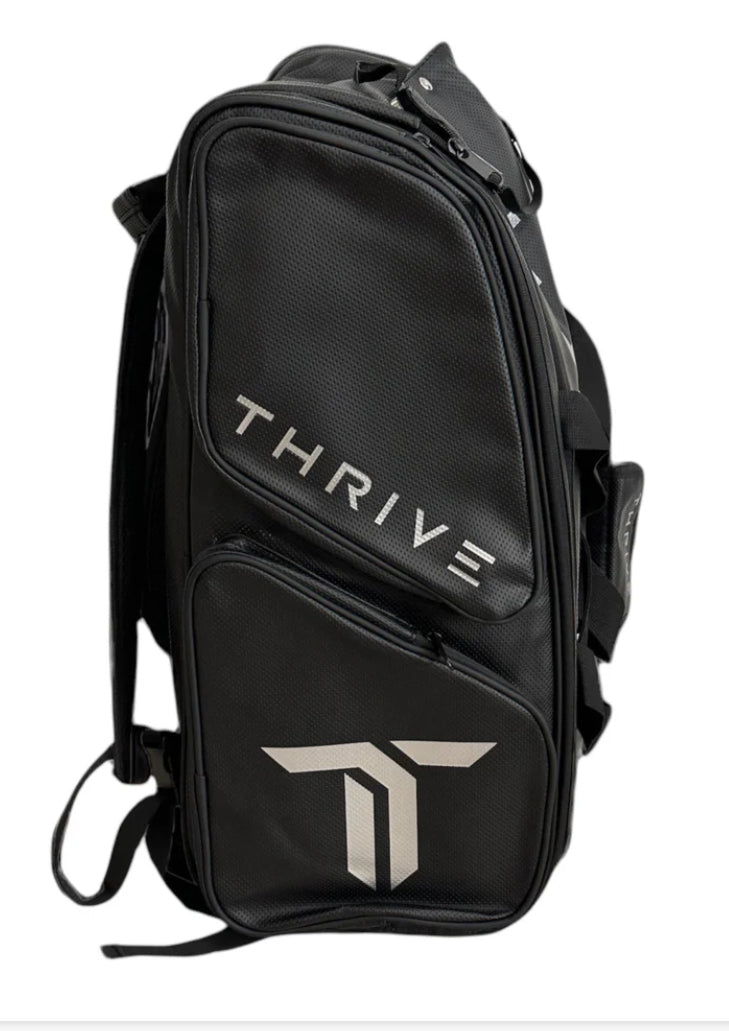 Thrive Pickleball Elite Pro Tour Bag with Shoe Bag - Black