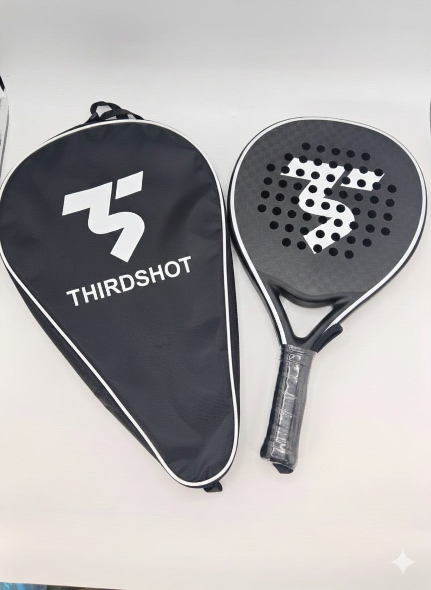 BLACKOUT - 12k Carbon Padel Racket + Bag