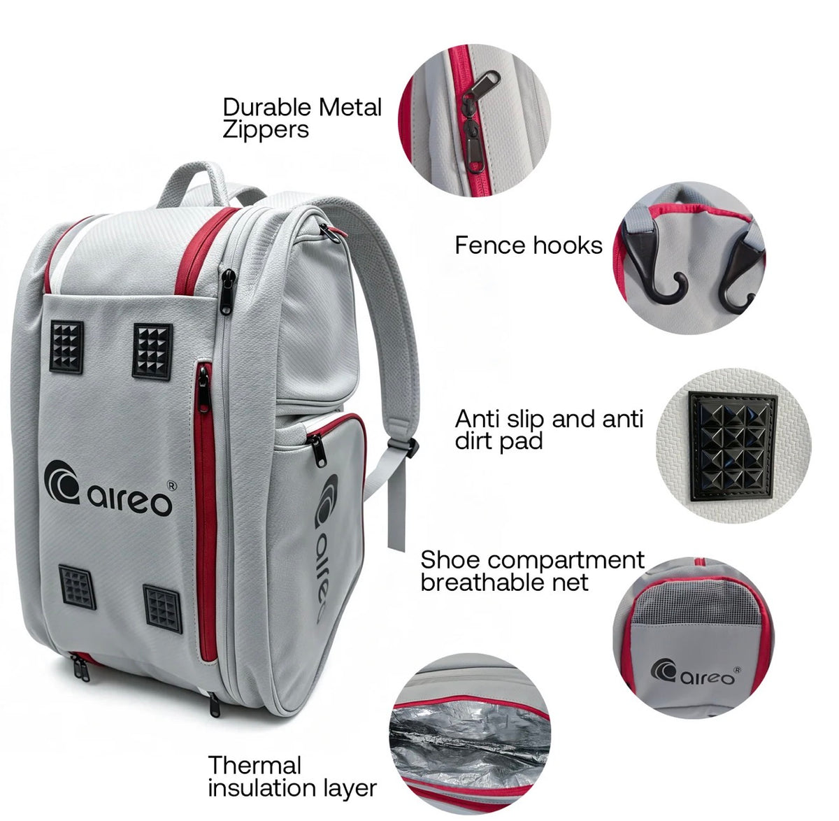 AIREO Tour 2-In-1 Pickleball Backpack