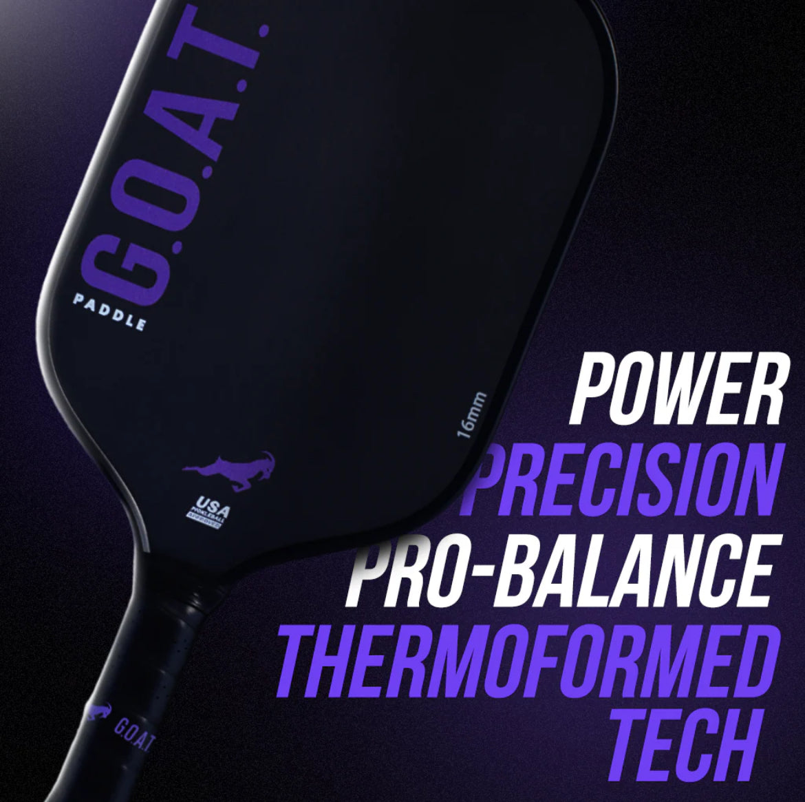 STEALTH POWER PURPLE 16MM PADDLE