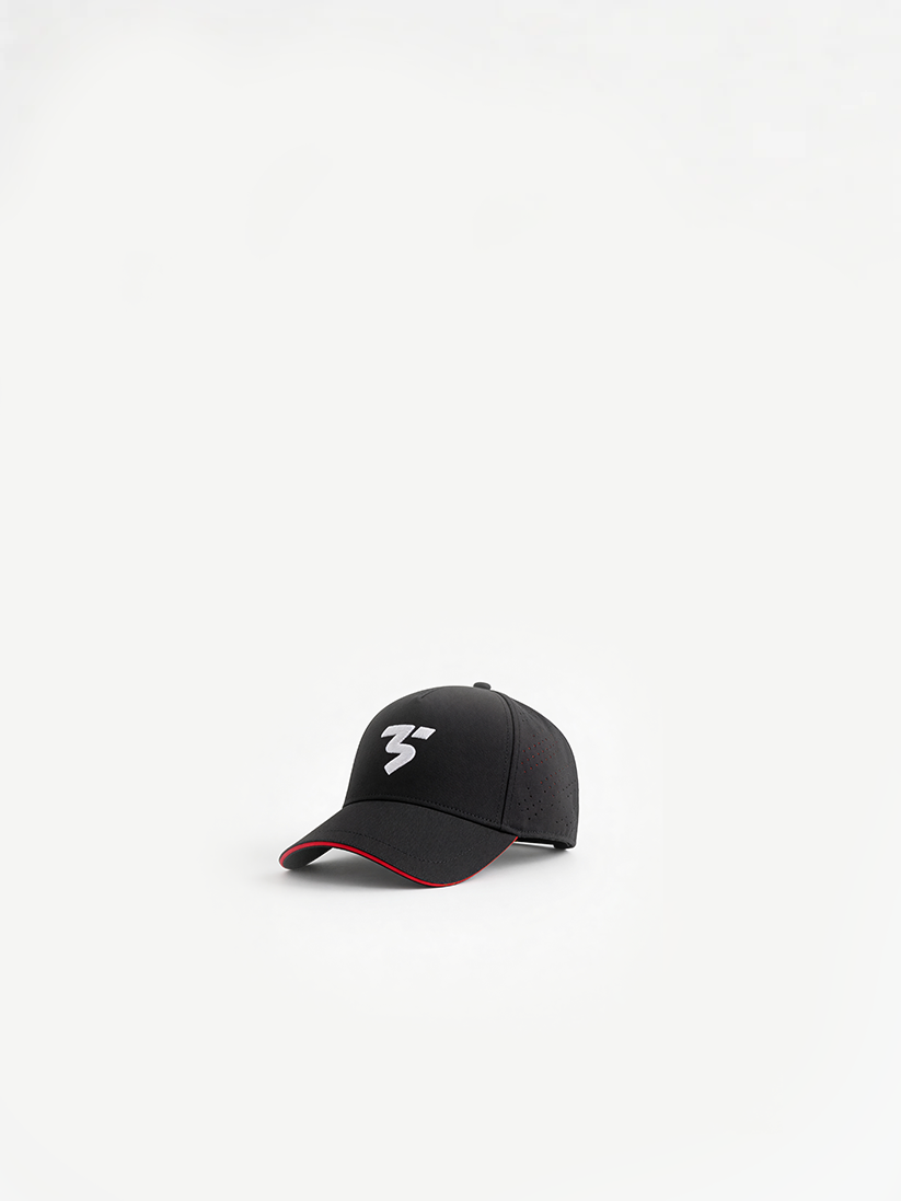Sports Cap - Black / Red