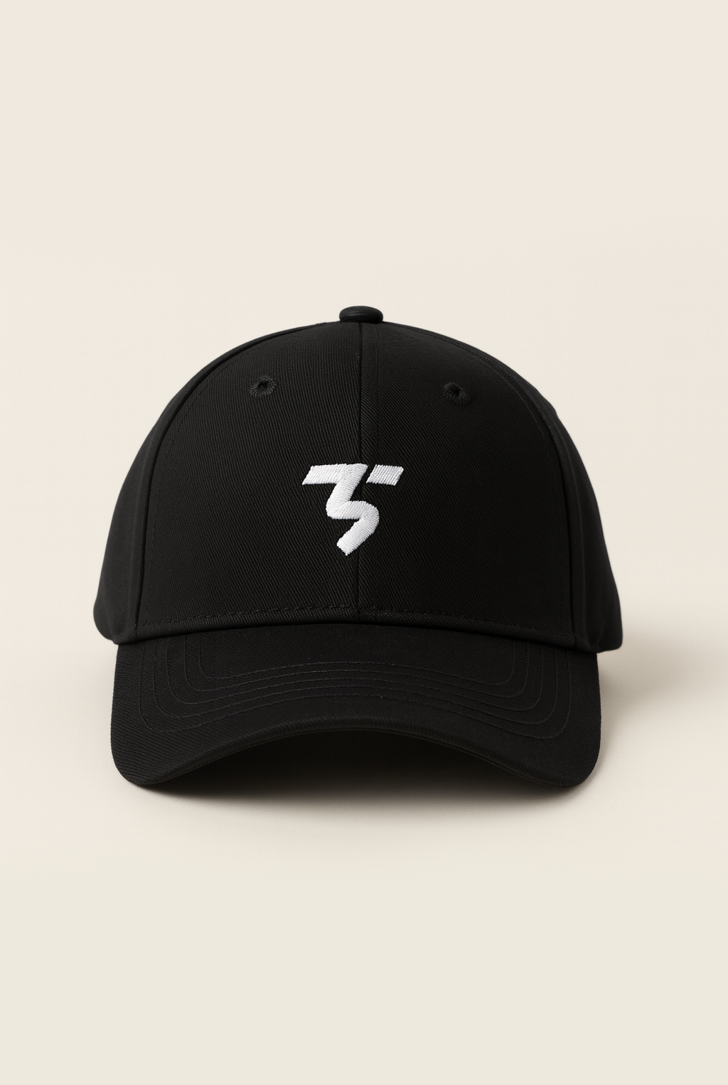 Embroidered Cap - Beige
