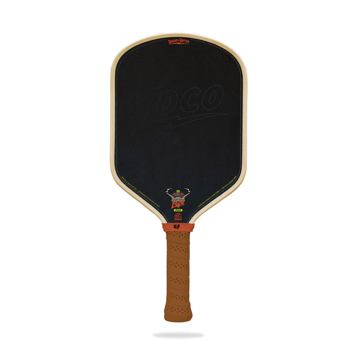 Loco 16mm Hybrid Pickleball Paddle – Tan, Foam Core