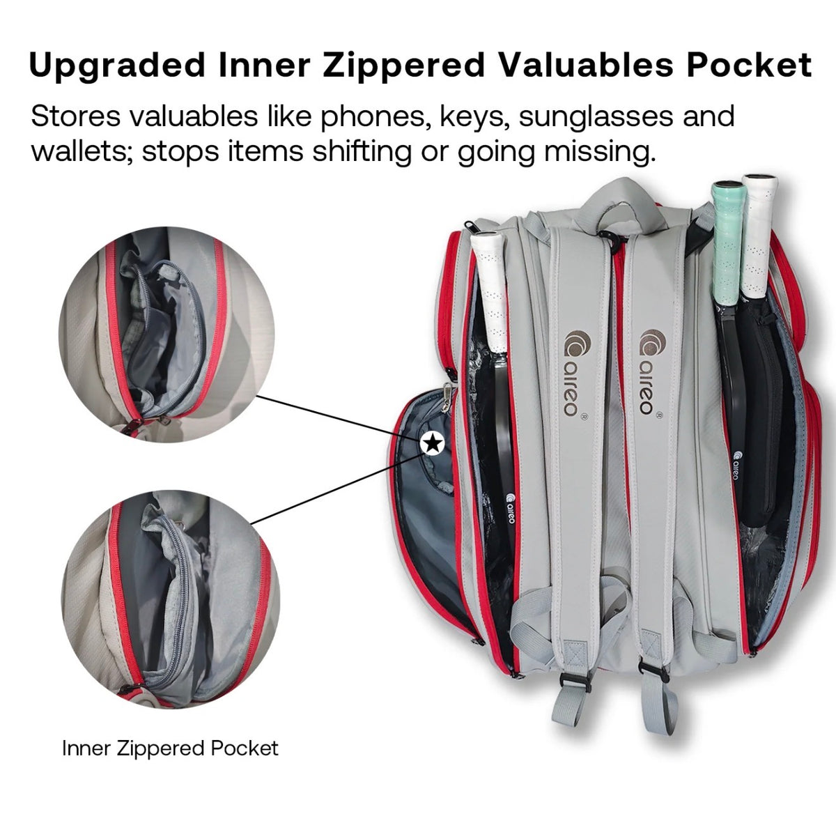 AIREO Tour 2-In-1 Pickleball Backpack