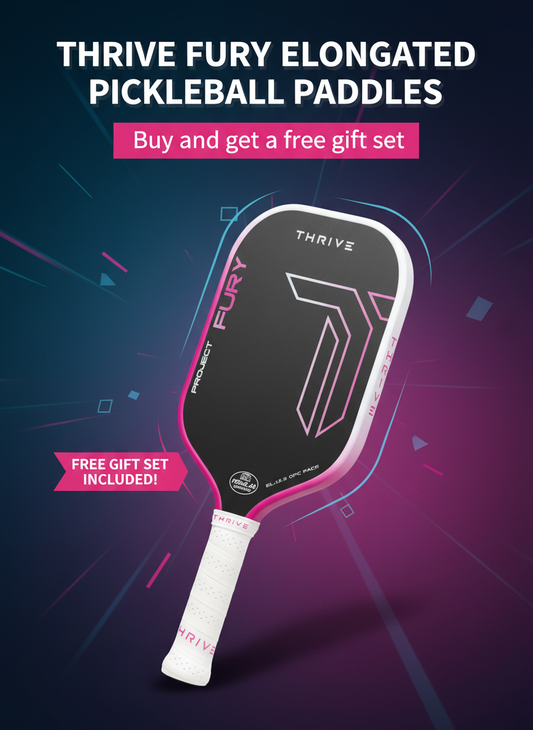 FURY ELONGATED 15.5 MM (GEN 3.5 POWER SERIES).   Limited Offer                     Buy Now and get the gift set included Gift Set includes: Fast Hands Training Balls , Paddle Head Cover Paddle Cleaner Weights Key Ring and Bottle Opener