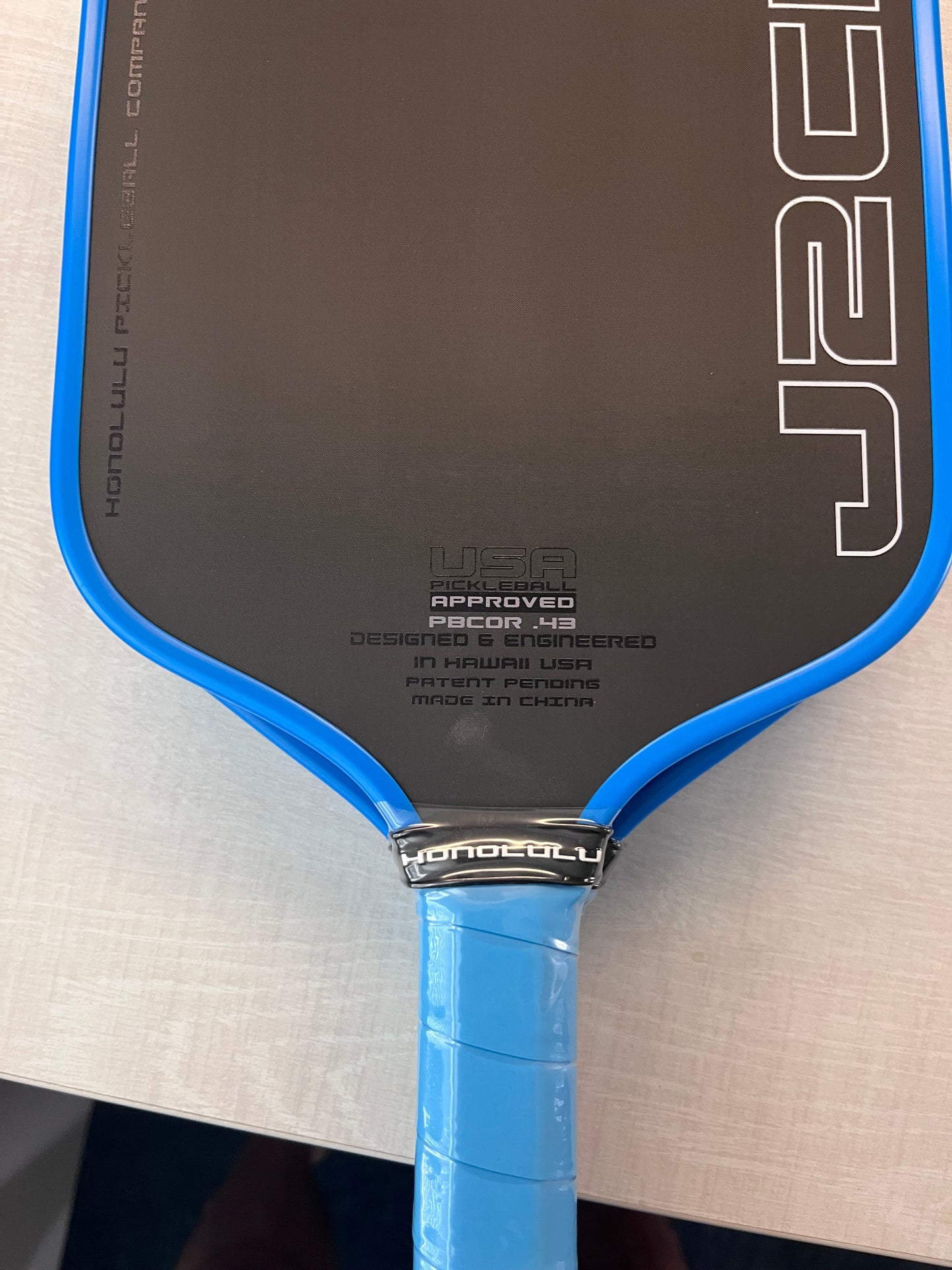 Honolulu J2CR Pickleball Paddle - Control & Spin | UK