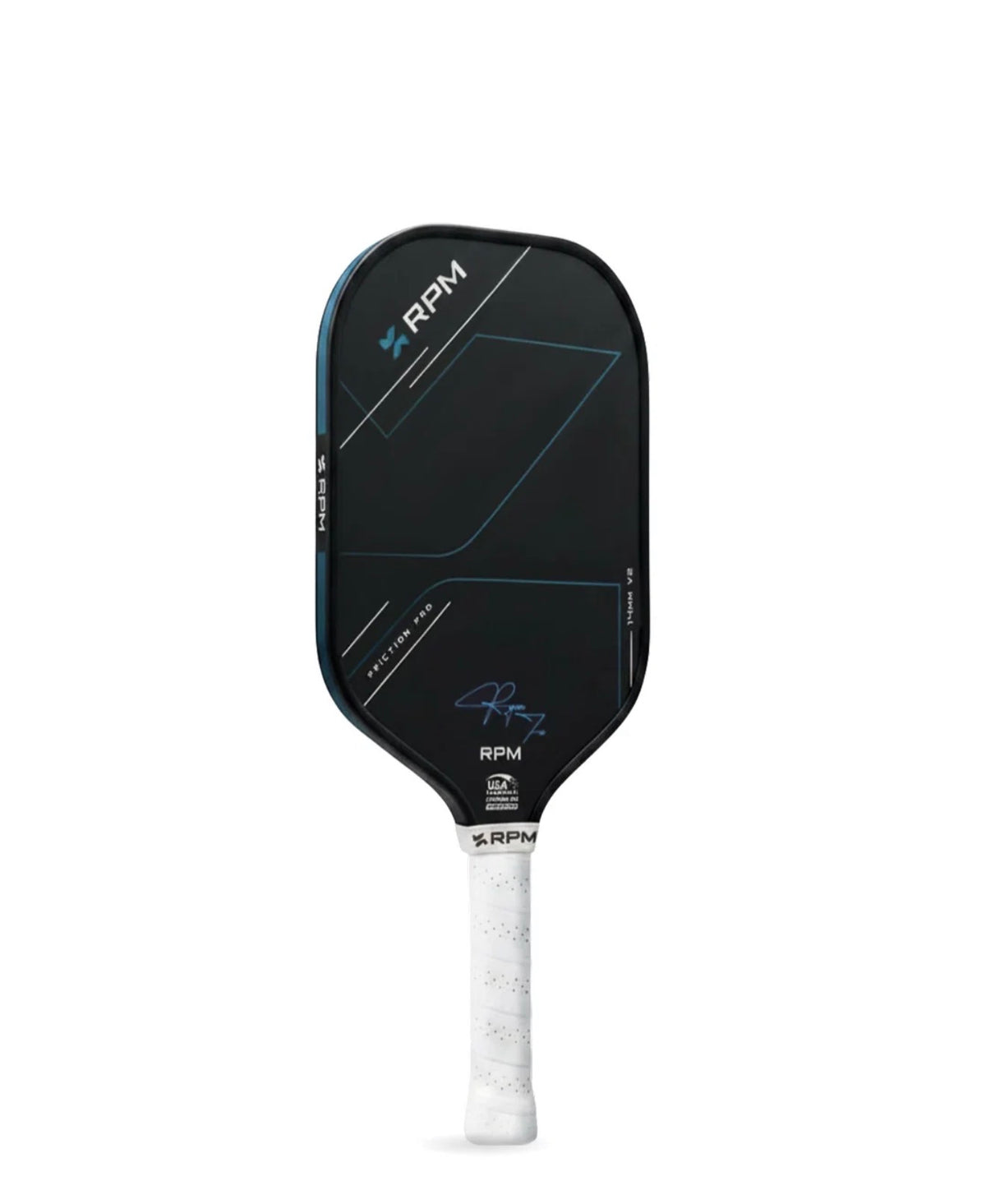 RPM FRICTION PRO V2 14MM HYBRID FLAT TOP PICKLEBALL PADDLE

£215.00