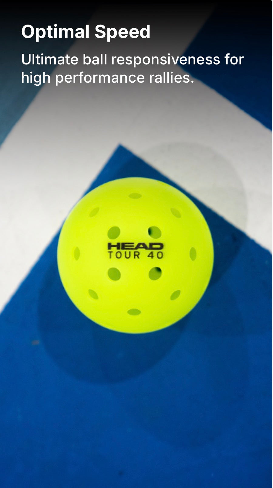 HEAD TOUR 40 3pcs Pickleballs