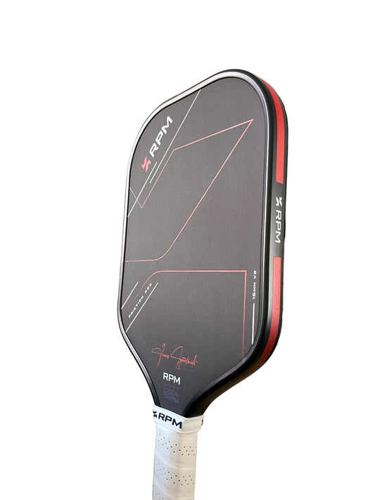 RPM Friction Pro 16mm Elongated V2 Pickleball Paddle – Spin, Control & Reach | UK