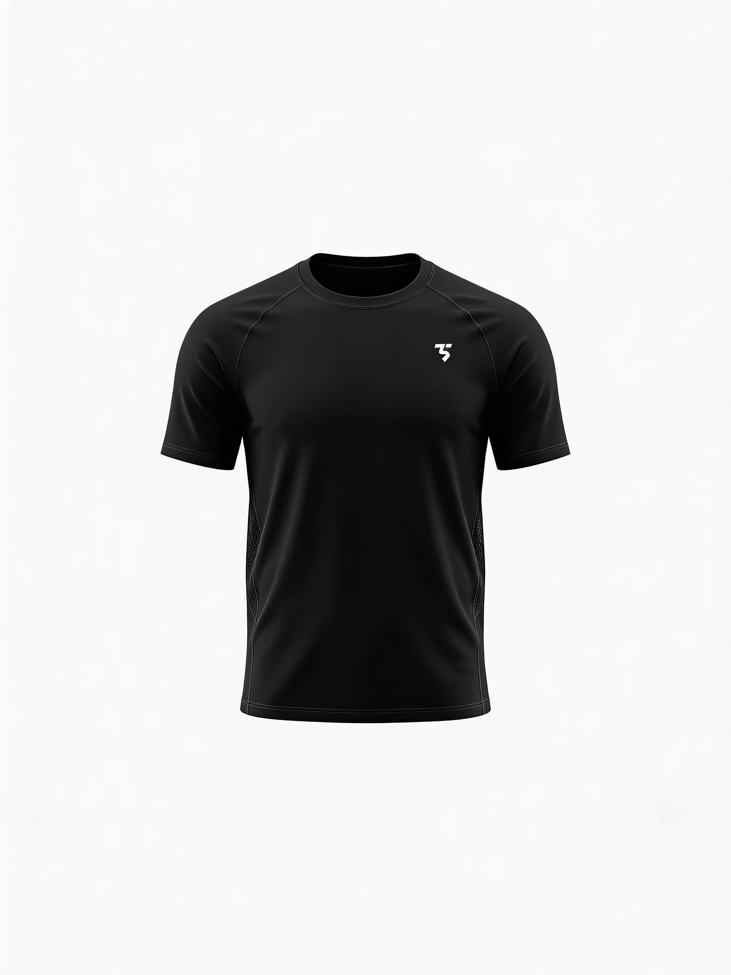 Quick Dry Activewear Top - Black