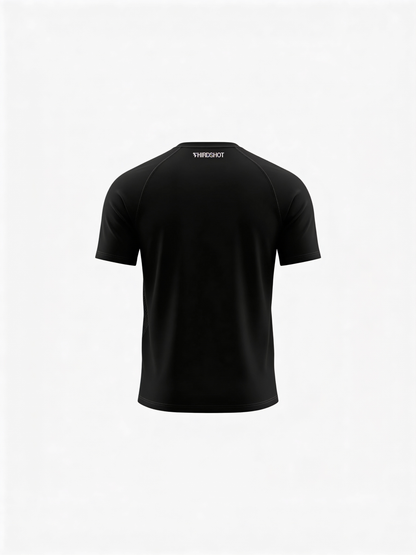 Quick Dry Activewear Top - Black