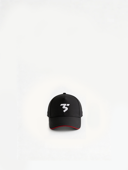 Sports Cap - Black / Red