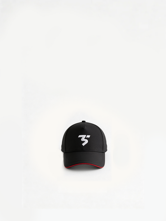 Sports Cap - Black / Red