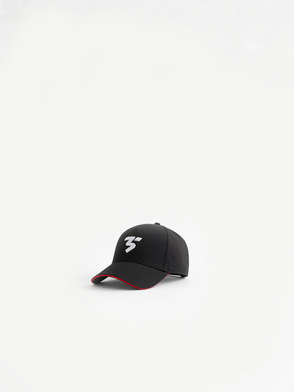 Sports Cap - Black / Red