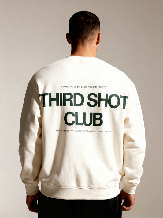 Third Shot Club Oversized Crew - Third Shot UK 
