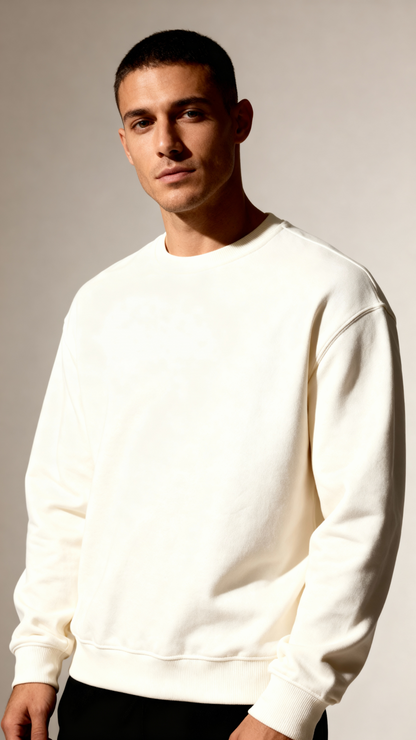 Third Shot Club Oversized Crew - Navy