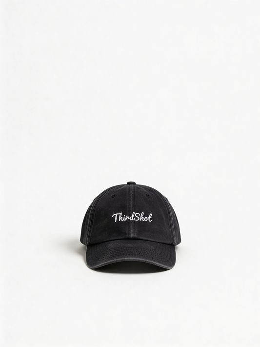 Vintage Low Profile Cap - Black