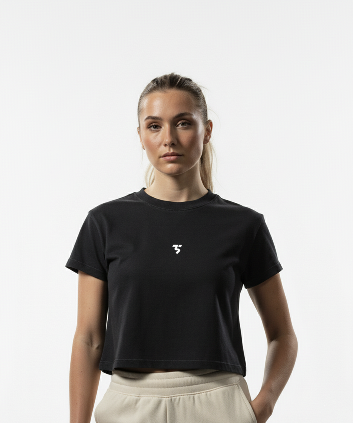 Women’s Cropped Cotton Tee